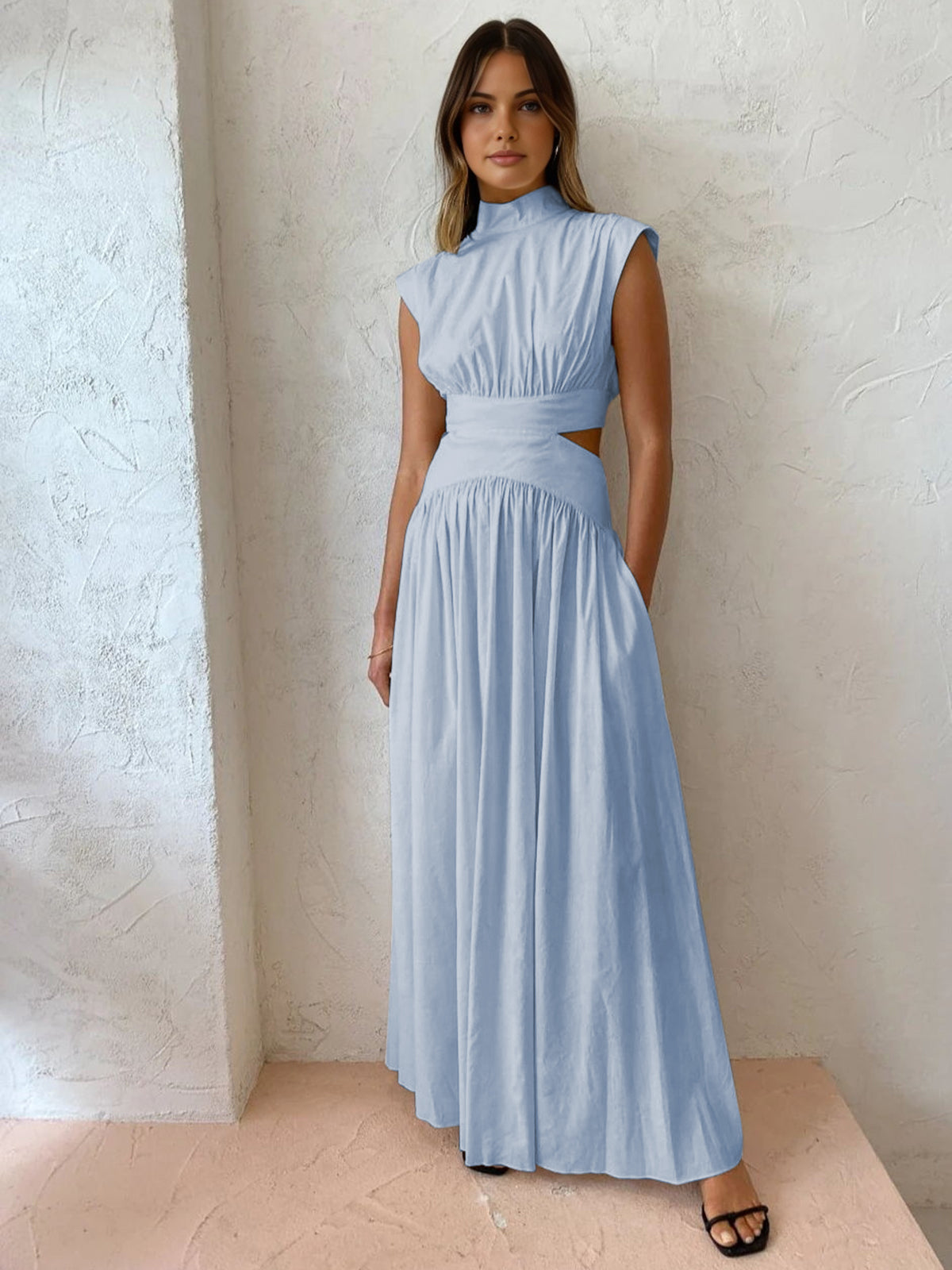 Lily Carter | Cutout Back Maxi Dress