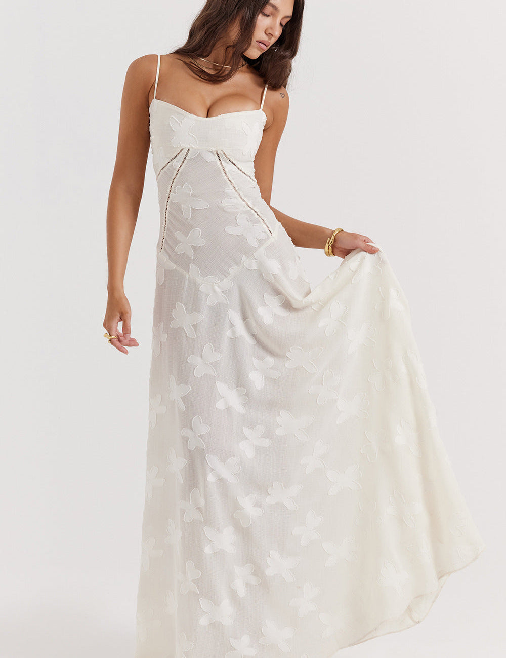 Lily Hawthorne | Satin Maxi Prom Dress