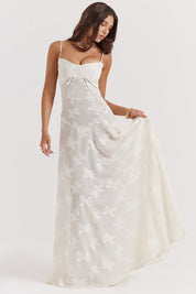 Lily Hawthorne | Satin Maxi Prom Dress