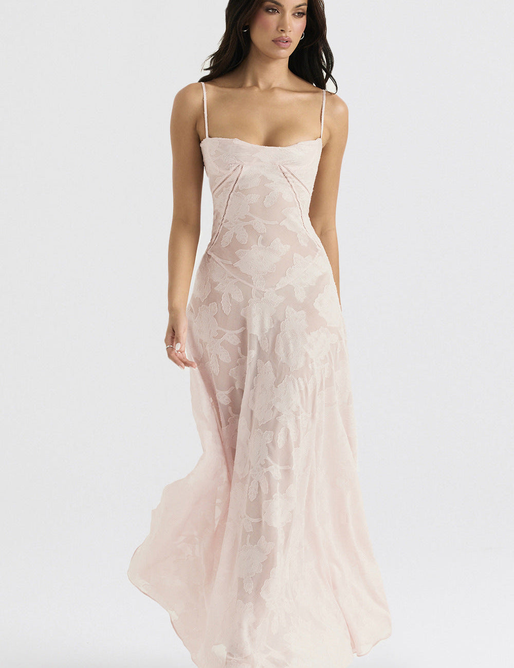 Lily Hawthorne | Satin Maxi Prom Dress
