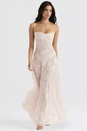 Lily Hawthorne | Satin Maxi Prom Dress
