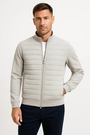 Lorenzo Bellini | Modern Quilted Zip Jacket For Men