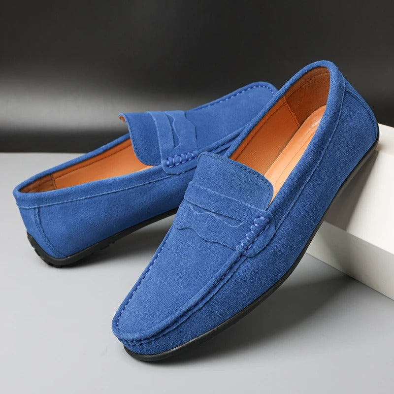Lorenzo Bianchi | Classic Suede Driving Loafers For Men