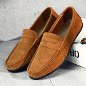 Lorenzo Bianchi | Classic Suede Driving Loafers For Men