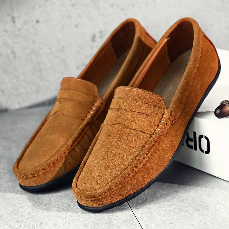 Lorenzo Bianchi | Classic Suede Driving Loafers For Men
