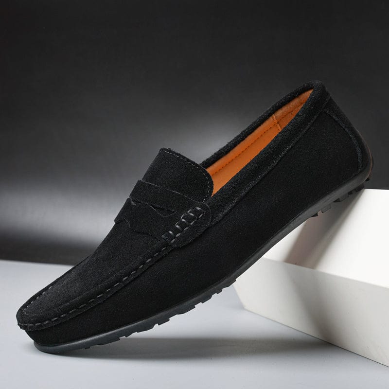 Lorenzo Bianchi | Classic Suede Driving Loafers For Men