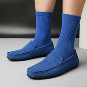 Lorenzo Bianchi | Classic Suede Driving Loafers For Men