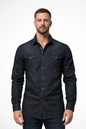 Lorenzo Bianchi | Tailored Denim Shirt for Men
