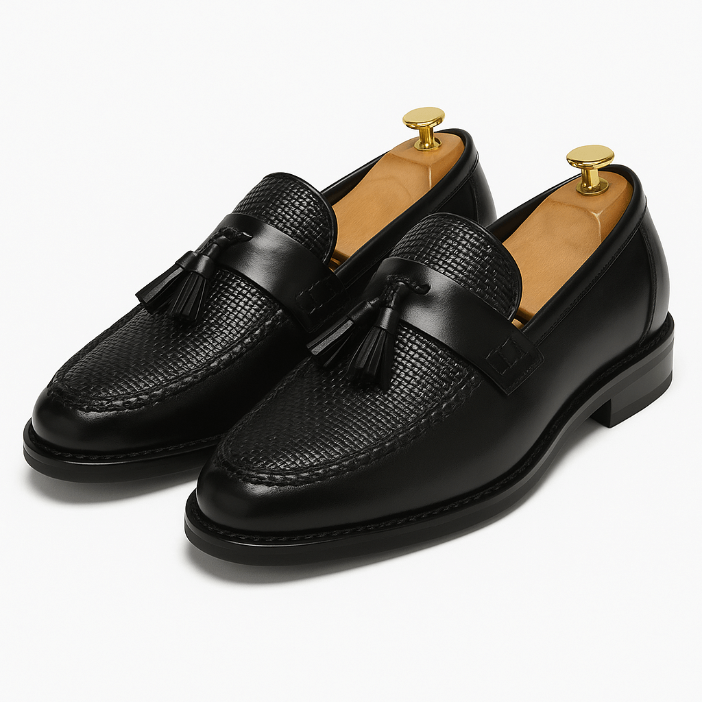 Lorenzo Devereux | Woven Tassel Loafers For Men