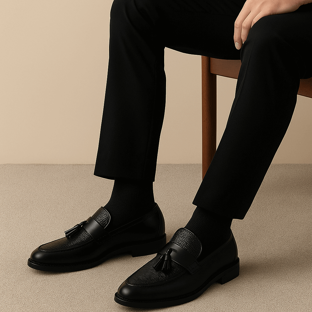Lorenzo Devereux | Woven Tassel Loafers For Men