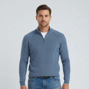Martin | Refined Half-Zip Knit Sweater For Men
