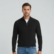 Martin | Refined Half-Zip Knit Sweater For Men