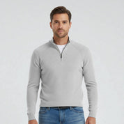 Martin | Refined Half-Zip Knit Sweater For Men