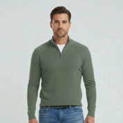 Martin | Refined Half-Zip Knit Sweater For Men