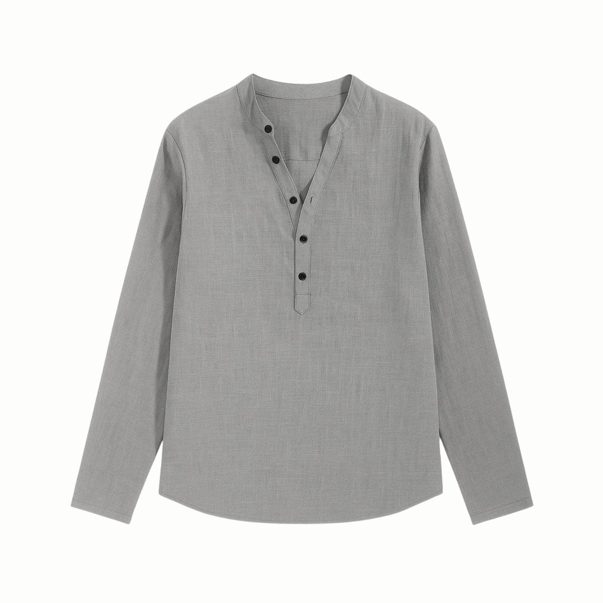 Davenport | Linen Henley Shirt For Men