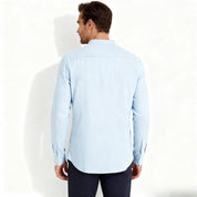 Davenport | Linen Henley Shirt For Men