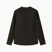Davenport | Linen Henley Shirt For Men