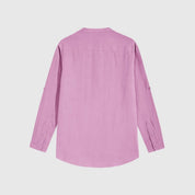 Davenport | Linen Henley Shirt For Men