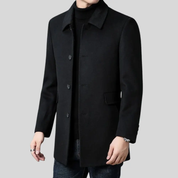 Harrington | Classic Wool Overcoat For Men
