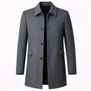 Harrington | Classic Wool Overcoat For Men