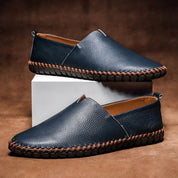Luca Bellamy | Leather Slip-On Shoes For Men