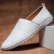 Luca Bellamy | Leather Slip-On Shoes For Men