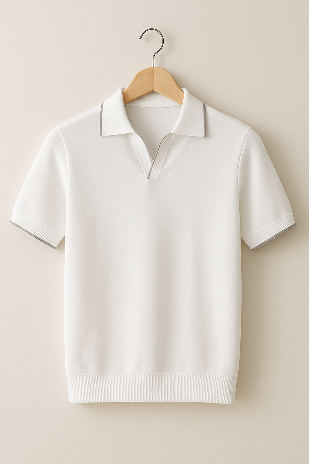 Luca Bellingham | Slim Fit Knit Polo Shirt For Men