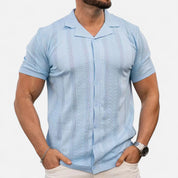 Luca Benedetti | Summer Knit Shirt for Men