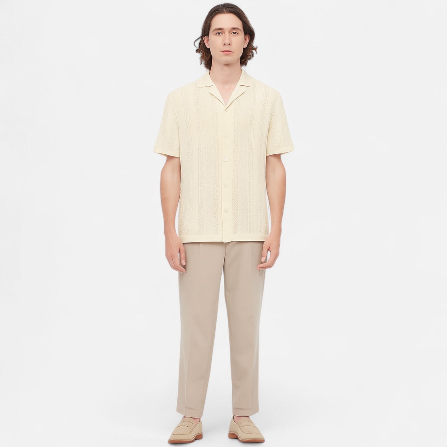 Luca Benedetti | Summer Knit Shirt for Men