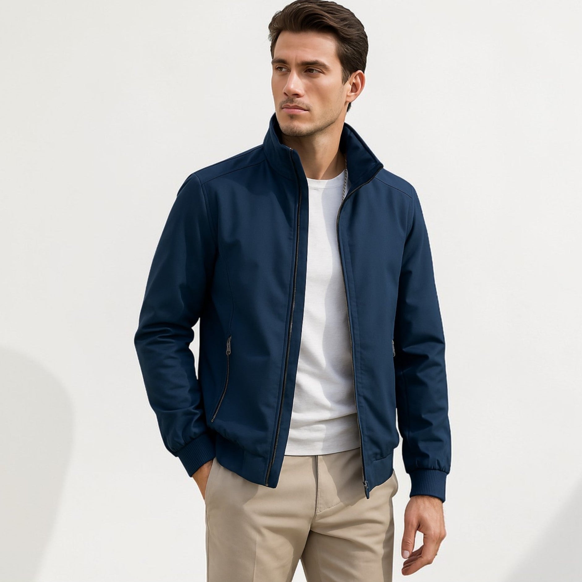 Luca Ferraro | Refined Zip-Up Jacket For Men