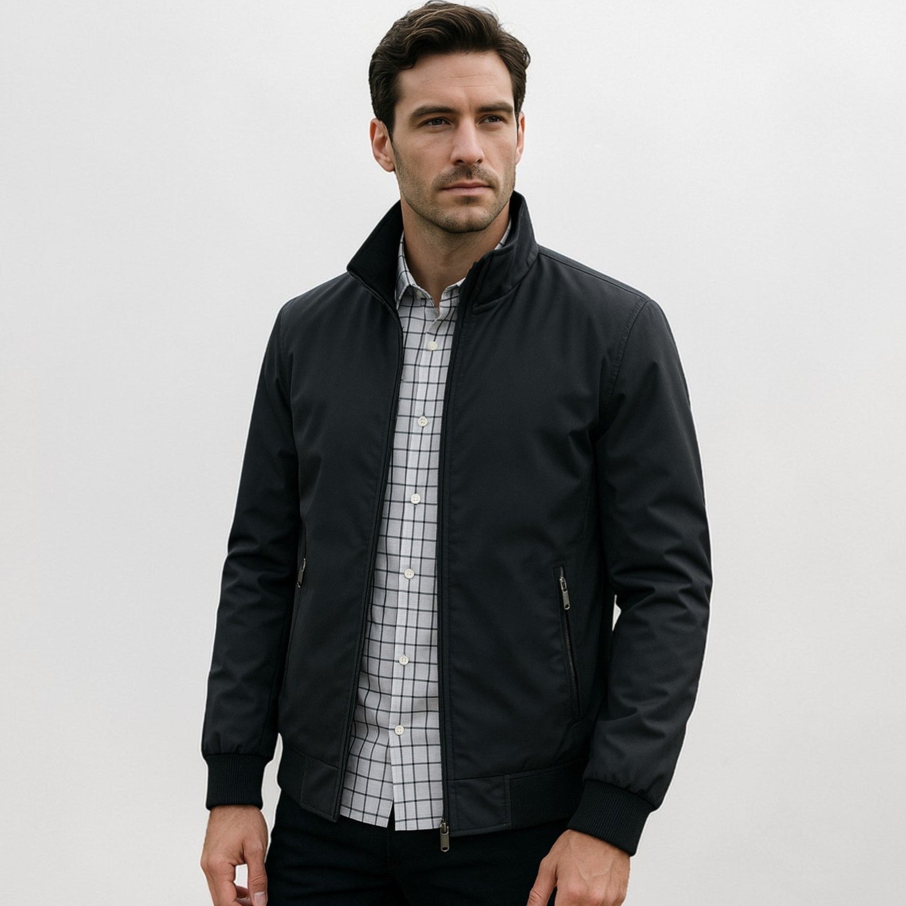 Luca Ferraro | Refined Zip-Up Jacket For Men