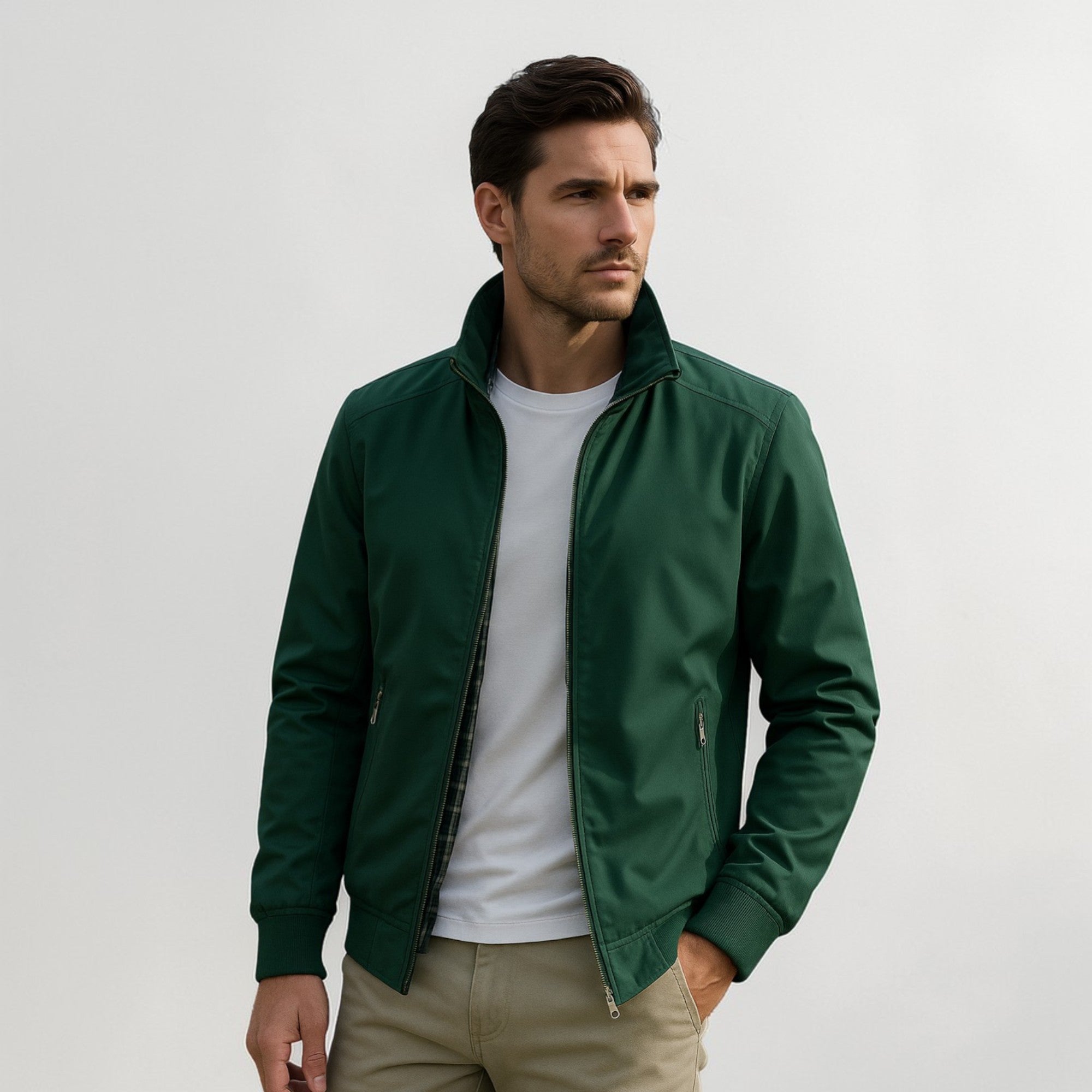 Luca Ferraro | Refined Zip-Up Jacket For Men