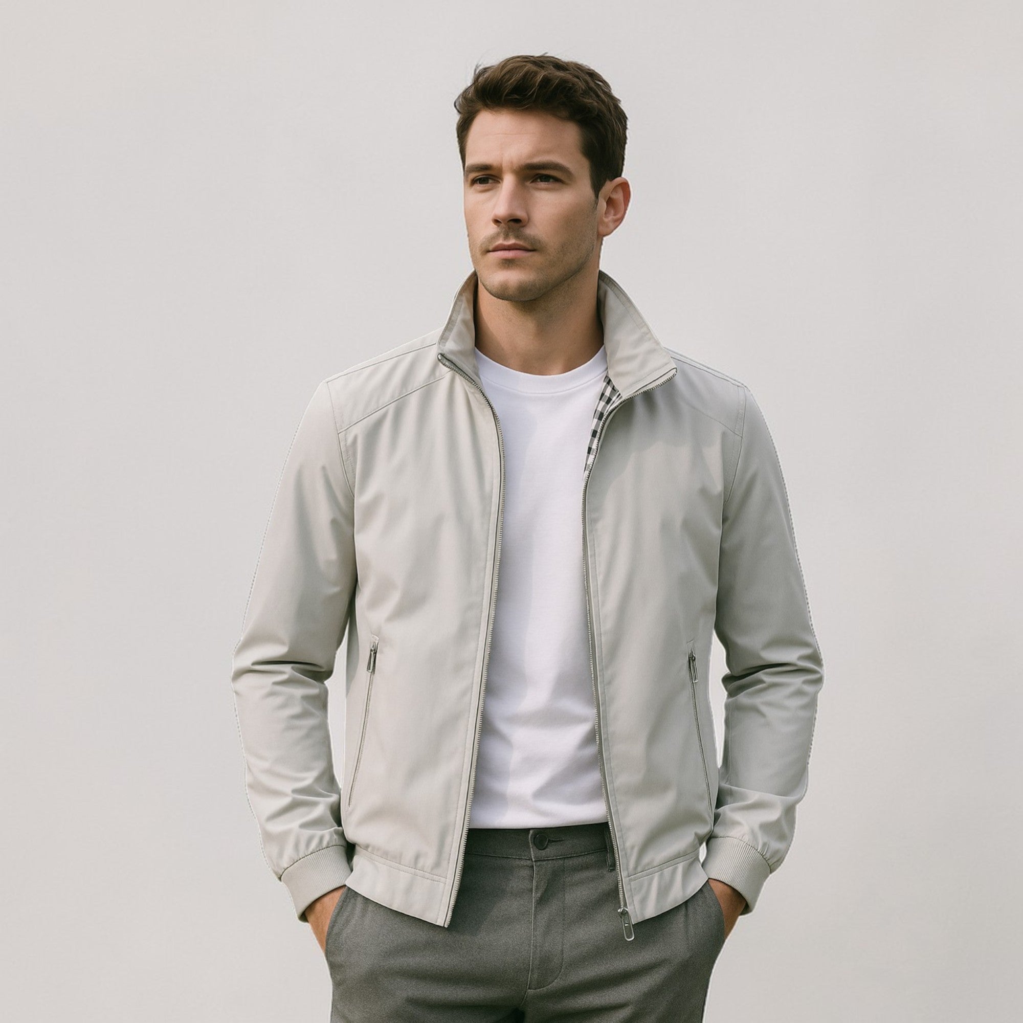 Luca Ferraro | Refined Zip-Up Jacket For Men