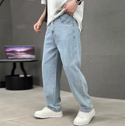 Luca Harrington | Relaxed Wide Leg Denim Jeans For Men