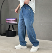 Luca Harrington | Relaxed Wide Leg Denim Jeans For Men