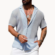 Luca Marino | Summer Knit Shirt For Men