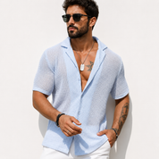 Luca Marino | Summer Knit Shirt For Men