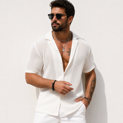 Luca Marino | Summer Knit Shirt For Men