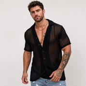 Luca Marino | Summer Knit Shirt For Men