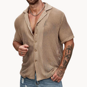 Luca Marino | Summer Knit Shirt For Men