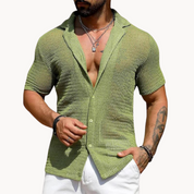 Luca Marino | Summer Knit Shirt For Men