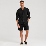 Luca Moretti | Men’s Linen Shirt and Shorts Set
