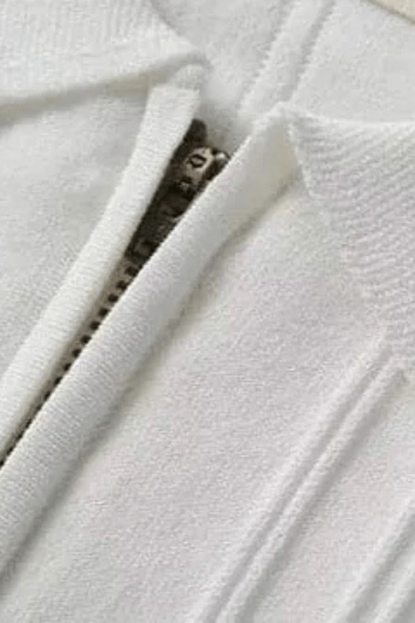Luca Romano | Zip Polo Shirt For Men