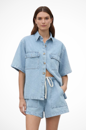 Lucienne Dubois | Denim Ease Co-Ord Set For Women
