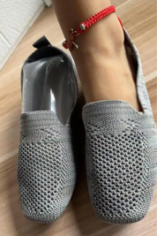 Lucienne Dupont | Breathable Knit Slip-On Shoes For Women