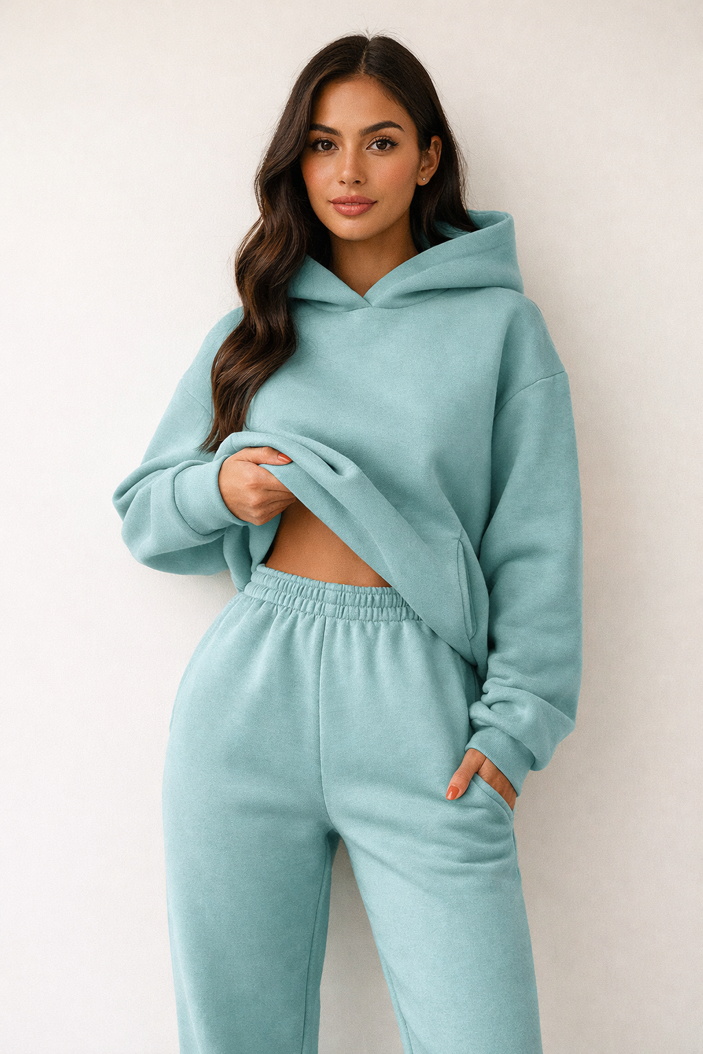 Luxury Loungewear Set with Sweater and Joggers