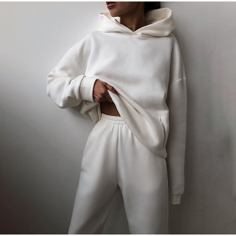 Luxury Loungewear Set with Sweater and Joggers