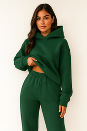Luxury Loungewear Set with Sweater and Joggers