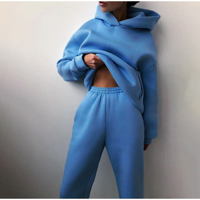 Luxury Loungewear Set with Sweater and Joggers