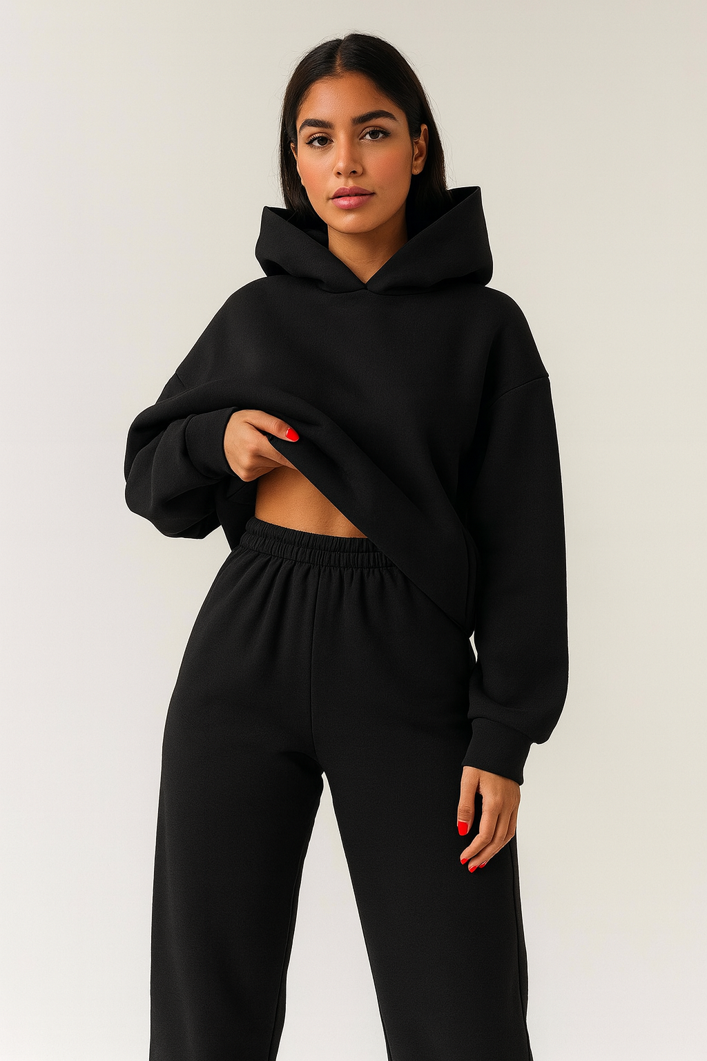 Luxury Loungewear Set with Sweater and Joggers